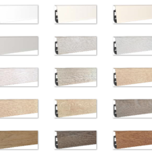 Плинтус пластиковый Волшебная Палочка HOME в цвет вашего пола (пог. м)