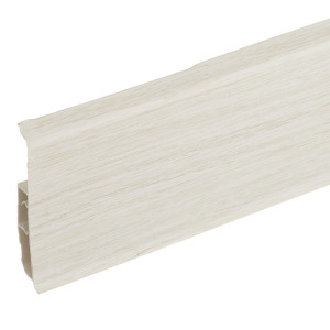 Плинтус пластиковый Wimar Quadro Дуб белый 22х100 мм (пог. м)