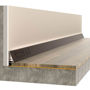 Плинтус Pro Design 570 Corner щелевой Коньяк 15.5х30х2700 мм (пог. м)