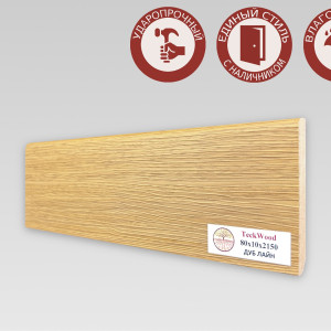 Плинтус TeckWood Дуб Лайн 10х80х2150 мм (пог. м)