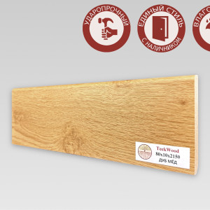 Плинтус TeckWood Дуб Мёд 10х80х2150 мм (пог. м)