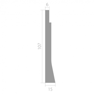 Плинтус Ultrawood Base 0009 i 15х107х2000 мм (пог. м)