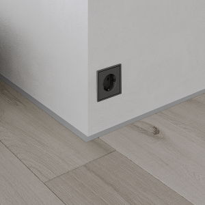 Скрытый плинтус Ликорн Микро Лайн С-05.25.2 Серебристый матовый 5х16 мм (пог. м)