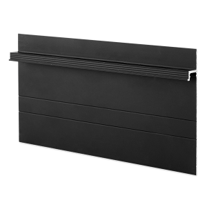 Скрытый плинтус Ликорн С-04.2.3 Чёрный матовый 13.3х105 мм (пог. м)