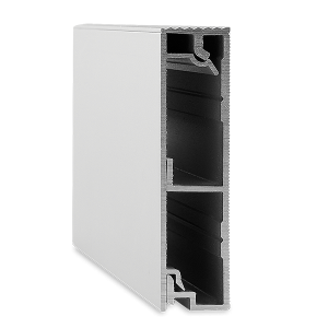 Скрытый плинтус Ликорн С-07.3.2 Серебристый матовый 15х60.5 мм (пог. м)