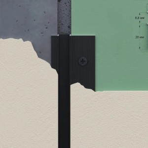 Теневая рейка Laconistiq Classic Без покрытия 8,8х10,7х3000 мм 