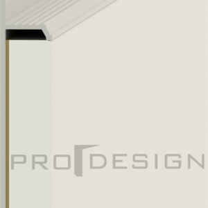 Вставка плинтус Pro Design Universal Белый 12х80 мм (пог. м)