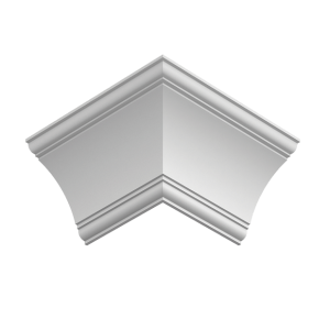 Ultrawood CR 003 карниз белый под покраску 140х140х2440