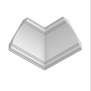 Ultrawood CR 003 карниз белый под покраску 140х140х2440