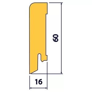 Плинтус шпонированный Tarkett 60х16