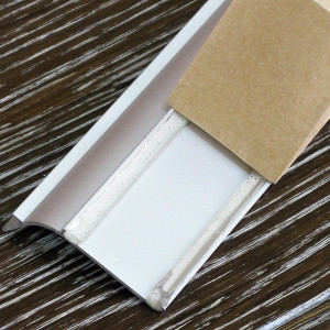 Алюминиевый плинтус самоклеющийся Effector Q63.005 Чёрный 16.8х40х2700 мм (пог. м)