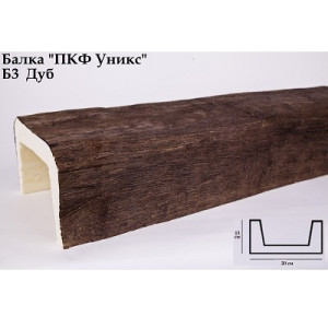 Балка Уникс Классика Б3 Дуб