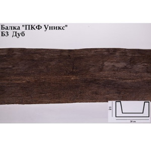 Балка Уникс Классика Б3 Дуб