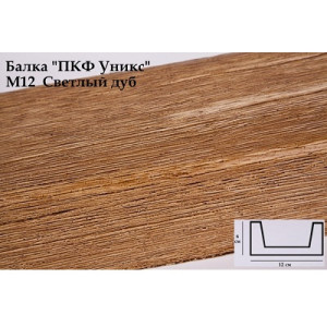 Балка Уникс Модерн М12 Светлый дуб