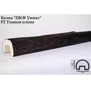 Балка Уникс Ретро Р2 Темная олива