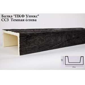 Балка Уникс Славянский Стиль СС3 Темная олива