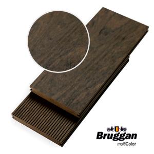 Террасная доска Bruggan Multicolor Wenge 2200х120х19 мм