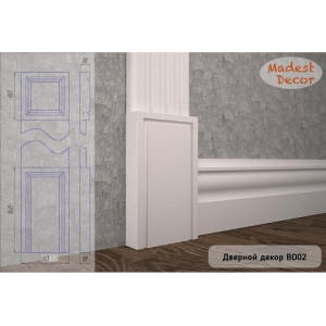 Дверной декор МДФ Madest Decor BD02