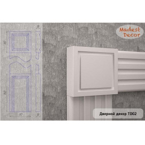 Дверной декор МДФ Madest Decor TD02