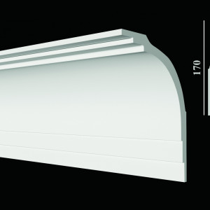 Карниз Decor Dizayn DD511 120x170х2000 мм (пог. м)