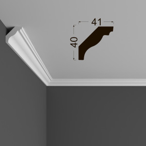 Карниз Deartio K4.60.16 40х41х2070 мм (пог. м)