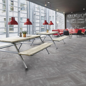 Кварцвиниловая плитка ПВХ Forbo Professional 2,2 mm 4071 Плитка Silver Metal Stone
