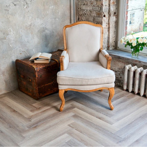 Кварцвиниловая плитка ПВХ Vinilam Parquet Herringbone Glue 2.5 mm GD11122 Паркет Эрмитаж