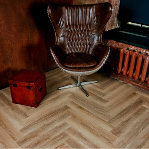 Кварцвиниловая плитка ПВХ Vinilam Parquet Herringbone Glue 2.5 mm GD11166 Паркет Классический