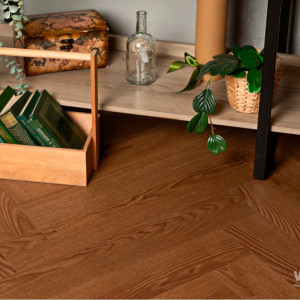 Кварцвиниловая плитка ПВХ Vinilam Parquet Herringbone Glue 2.5 mm GD11200 Паркет Винсент