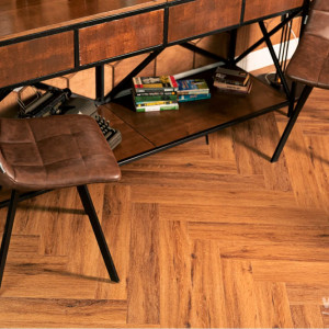 Кварцвиниловая плитка ПВХ Vinilam Parquet Herringbone Glue 2.5 mm GD11210 Паркет Де Вилль