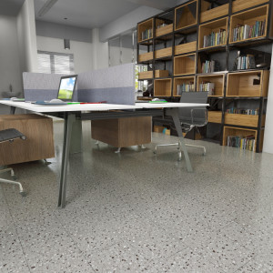 LVT плитка KBS Stone LL Terrazzo K822002-A 4 мм (свободнолежащая)