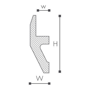 Молдинг NMC Wallstyl W1