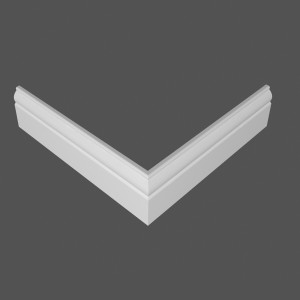 Плинтус Deartio P4.80.16 Белый под покраску 16х80х2070 мм (пог. м)