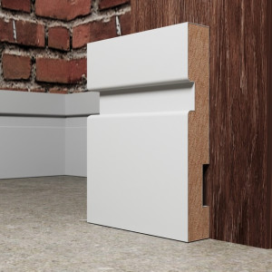 Плинтус Evrowood Белый PN 101 LED 16х100х2000 мм (пог. м)