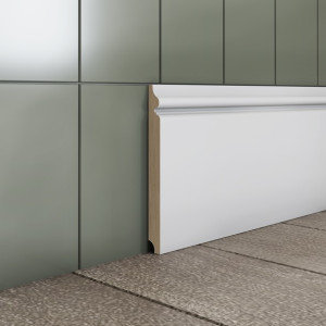 Плинтус Evrowood Белый PN 180 16х165х2000 мм (пог. м)