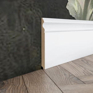 Плинтус Evrowood Белый PN 200 16х200х2000 мм (пог. м)