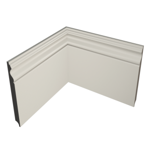 Плинтус Evrowood Белый PN 200 16х200х2000 мм (пог. м)