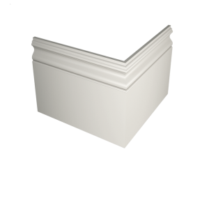 Плинтус Evrowood Белый PN 200 16х200х2000 мм (пог. м)