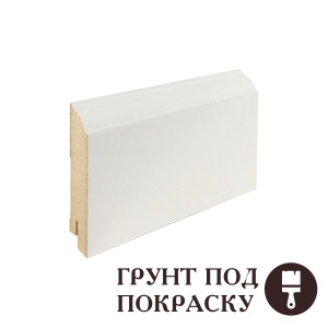 Плинтус МДФ Finitura Decor P Под покраску 16х80 мм (пог. м)