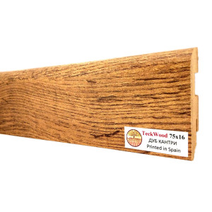 Плинтус TeckWood Дуб Кантри 16х75х2150 мм (пог. м)