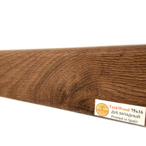 Плинтус TeckWood Дуб Западный 16х75х2150 мм (пог. м)