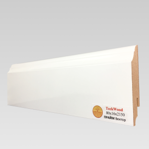 Плинтус TeckWood Прайм Вектор 16х80х2150 мм (пог. м)