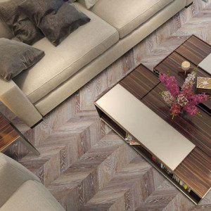 Пробковые полы Corkstyle Chevron Brown Glue