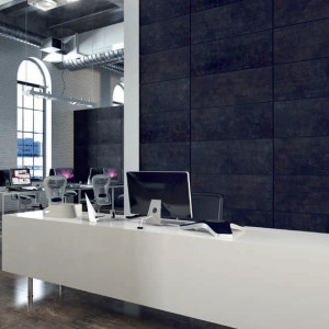 Стеновые панели Swiss Krono Walldesign Industrial D3265 Обсидиан