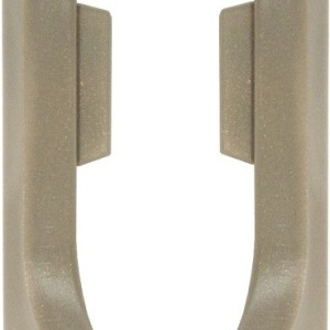 Торцевые окончания к плинтусу Effector Q63.01 Серебро