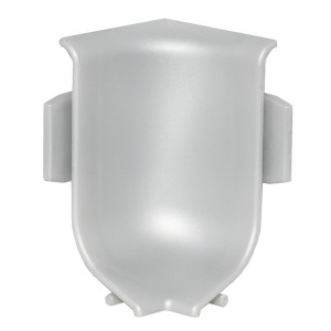 Угол внутренний к плинтусу Effector Q63.01 Серебро