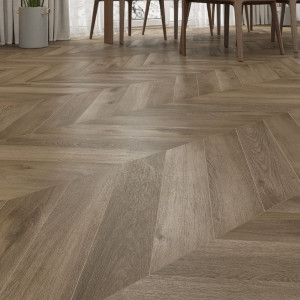 Виниловая плитка Alpine Floor Chevron Alpine LVT Еco 20−4A Дуб Насыщенный