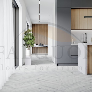 Виниловый ламинат The Floor Herringbone P1007 Ice Oak HB