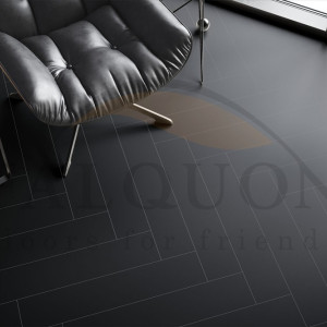 Виниловый ламинат The Floor Herringbone U190 Black HB