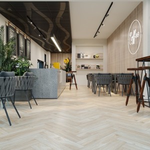 Виниловый SPC ламинат CronaFloor Herringbone H002 Дуб Ницца